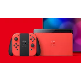 Nintendo Console Switch - Modèle OLED Edition Mario (rouge)