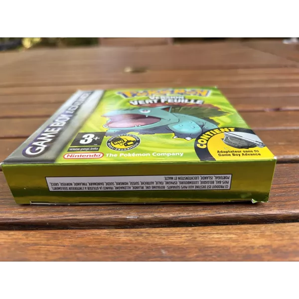 Pokémon Version Vert Feuille Game Boy Advance FRA Complet | NetGamesRetro