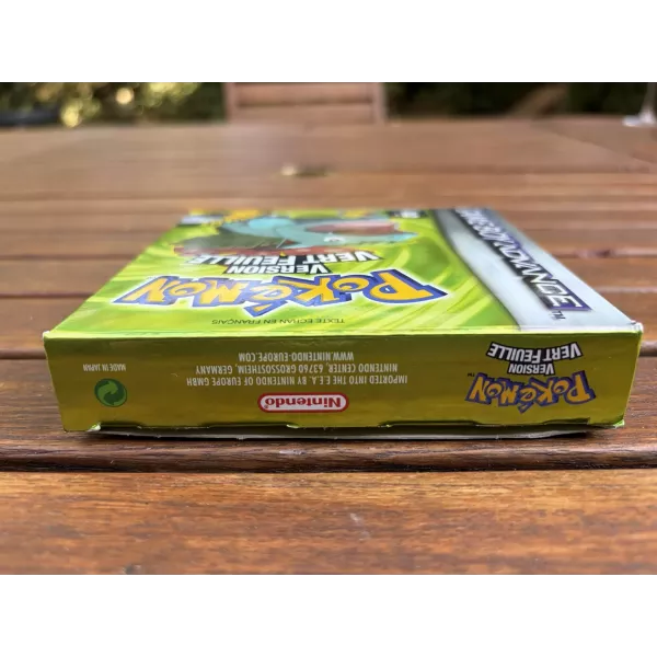 Pokémon Version Vert Feuille Game Boy Advance FRA Complet | NetGamesRetro
