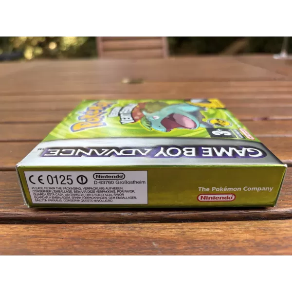 Pokémon Version Vert Feuille Game Boy Advance FRA Complet | NetGamesRetro
