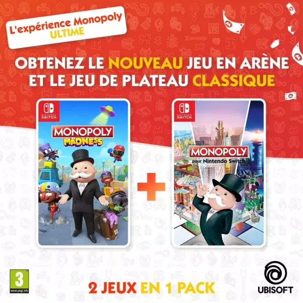 Monopoly + Monopoly Madness Switch | Jeux de Société | NetGamesRetro