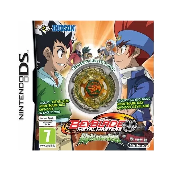 Beyblade metal masters : nightmare rex + toupie Nintendo DS