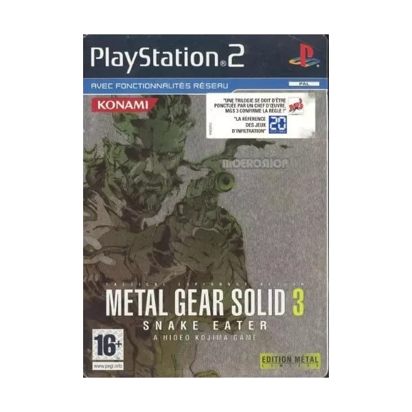 Metal gear solid 3 collector PS2