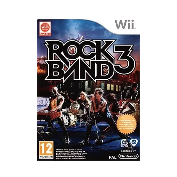 Rock Band 3 Nintendo Wii