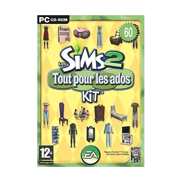 Les Sims 2 : Kit Tout pour les ados PC