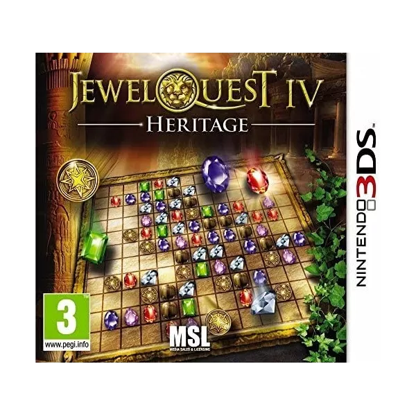 Jewel quest IV : heritage Nintendo 3DS