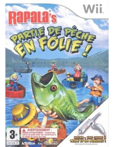 Rapala's Partie de pêche en folie Jeu et Canne à pêche - Nintendo Wii - FR
