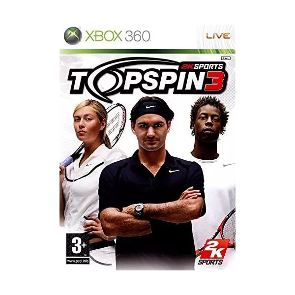 Top Spin 3 Xbox 360