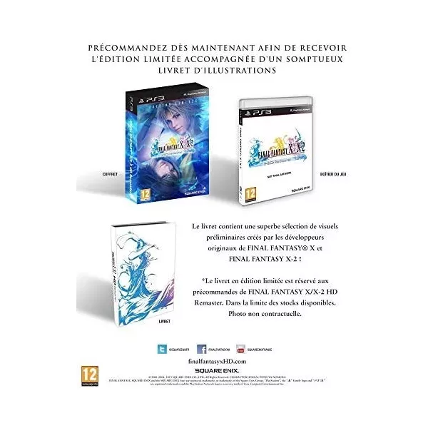 Final Fantasy X/X-2 HD Remaster - édition limitée PS3