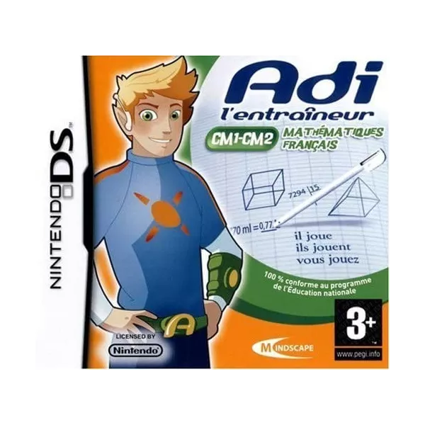 Adi l'entraineur CM1-CM2 Mathématique et Fançais Nintendo DS