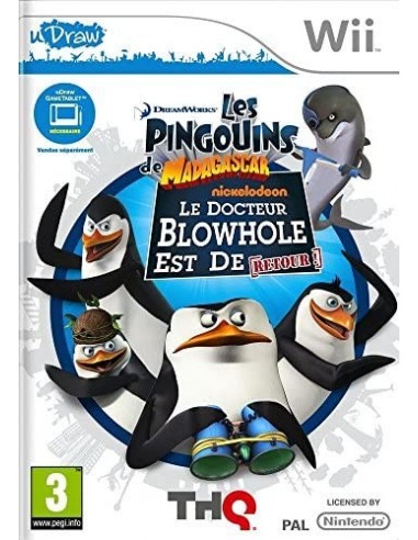 Les pingouins de Madagascar : le docteur Blowhole est de retour (jeu Wii tablette)