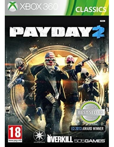 Pay Day 2 - classic hits Xbox 360