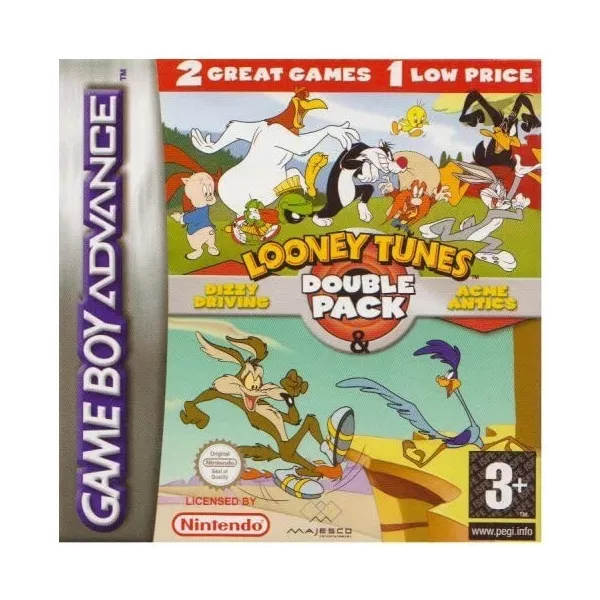 Looney Tunes Double Pack Dizzy Driving & Acme Antics (GBA) [Import anglais]