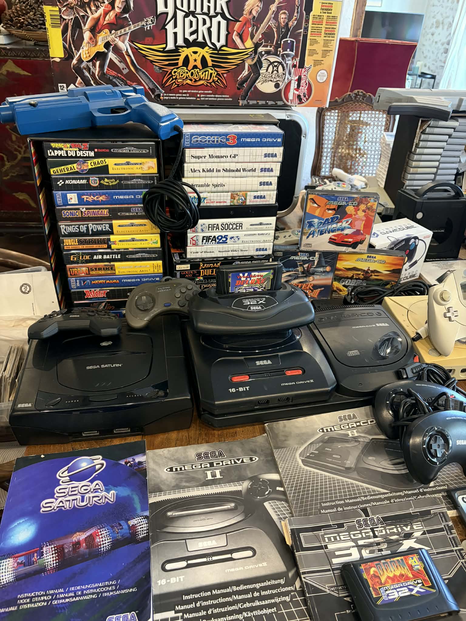 Collection jeux vidéo rétro complète