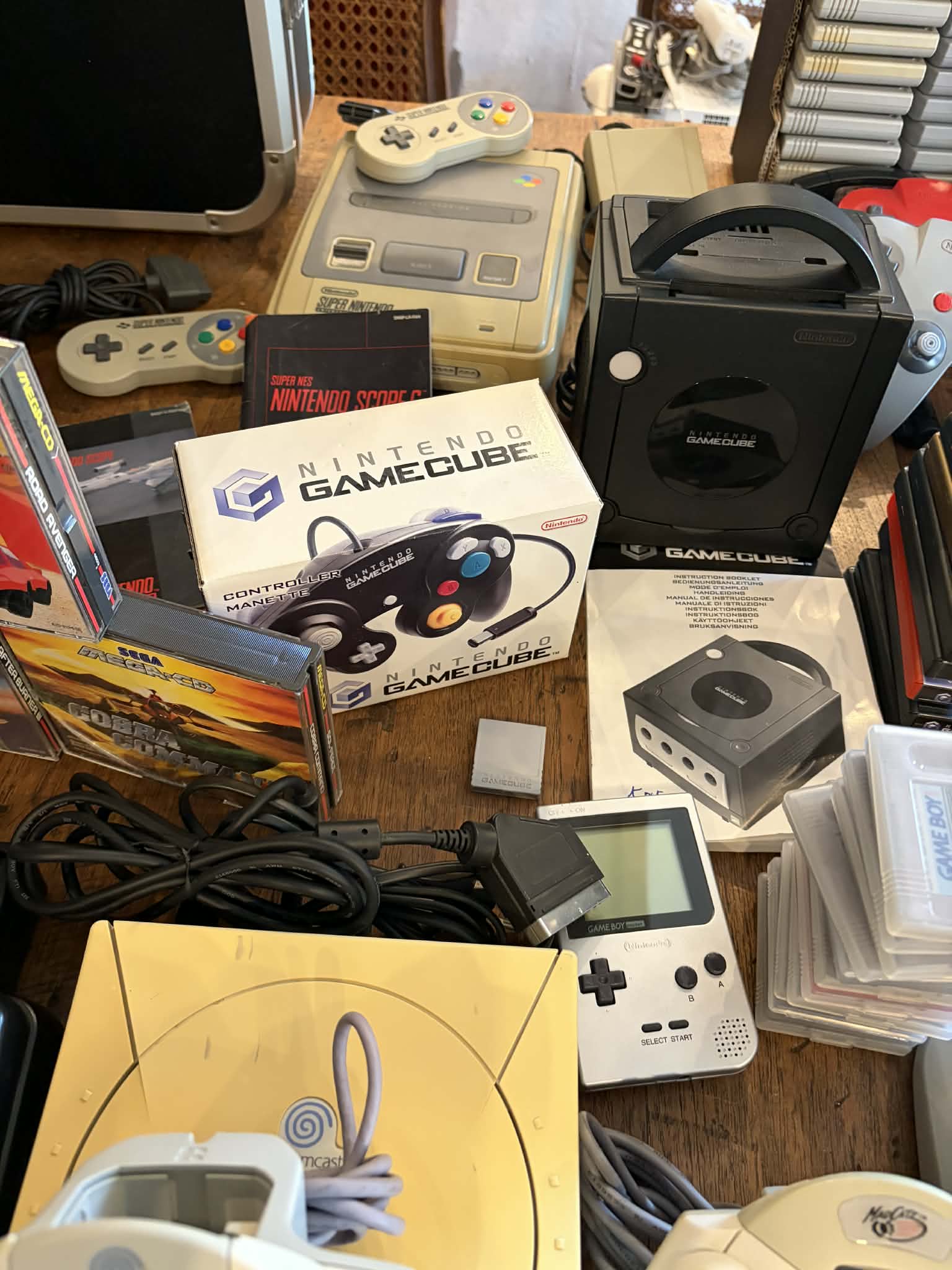 Collection jeux vidéo rétro Nintendo