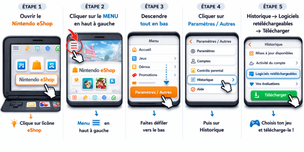 Récupérer un jeu préinstallé 3DS / 2DS après formatage (Guide complet 2026)