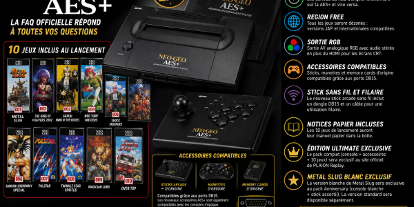 NEOGEO AES+ : PLAION répond enfin aux grandes questions des joueurs