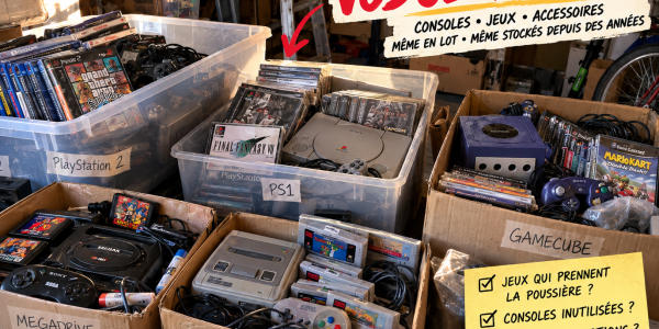 Vos anciens jeux vidéo prennent la poussière ? Il est peut-être temps de les revendre !