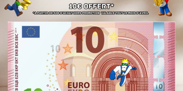 10€ offert pour les Gamers sur NetGamesRetro.com