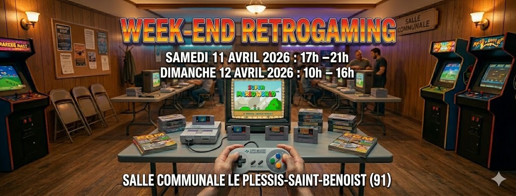 Week-end Retrogaming au Plessis-Saint-Benoist